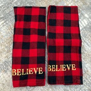 Christmas hand towels